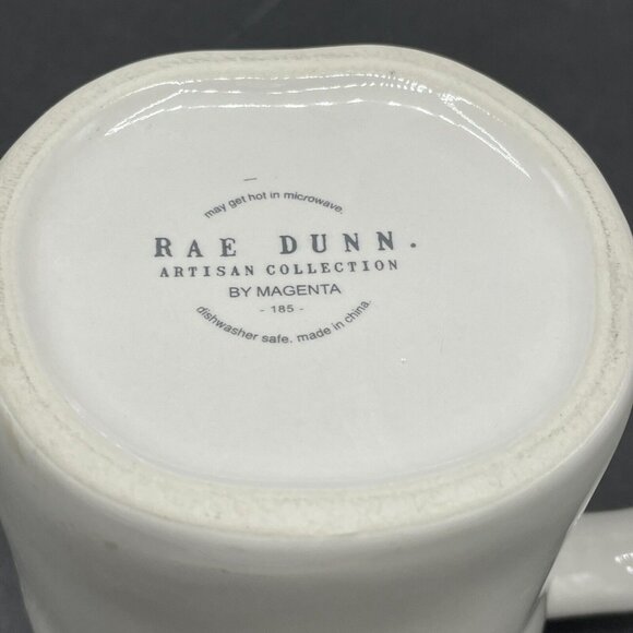Rae Dunn "SERENITY” Artisan Collection Coffee Mug Magenta Tea Cup - Picture 5 of 7